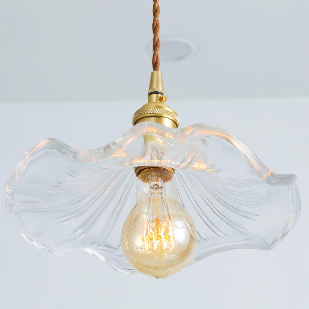 Stylowa Lampa w Kształcie Kwiatu Hibiskusa