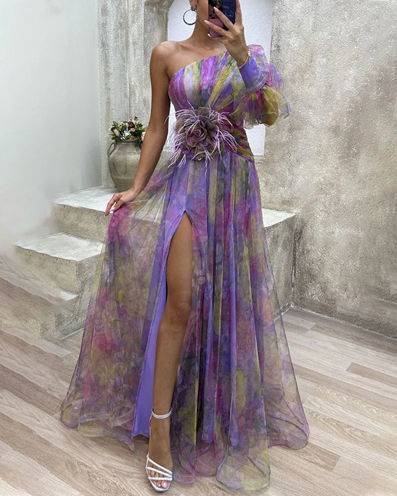 Sukienka Eunice Damska Wieczorowa Długa – Elegancka sukienka maxi z lekkiego materiału na lato