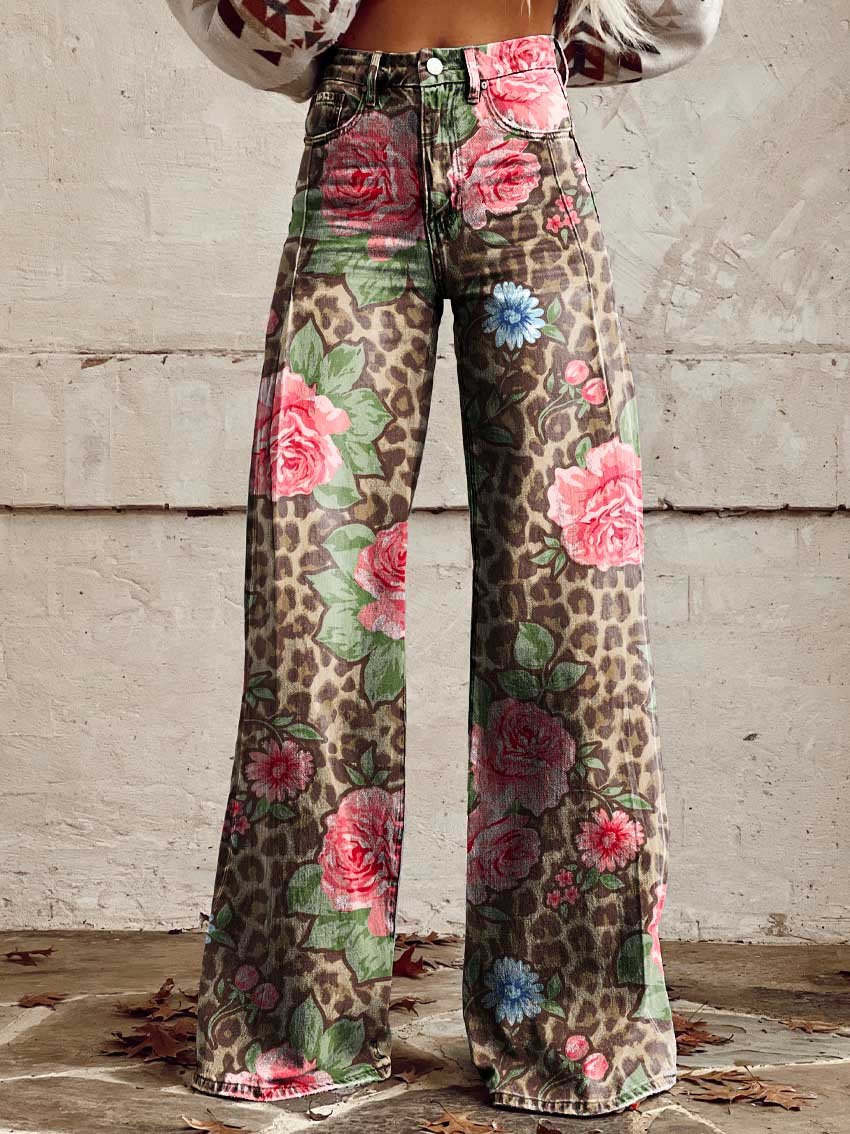 Ritan Damskie Szerokie Letnie Spodnie – Zwiewne & Stylowe Długie Spodnie dla Eleganckich & Wygodnych Stylizacji