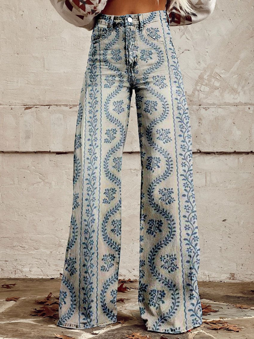 Ritan Damskie Szerokie Letnie Spodnie – Zwiewne & Stylowe Długie Spodnie dla Eleganckich & Wygodnych Stylizacji