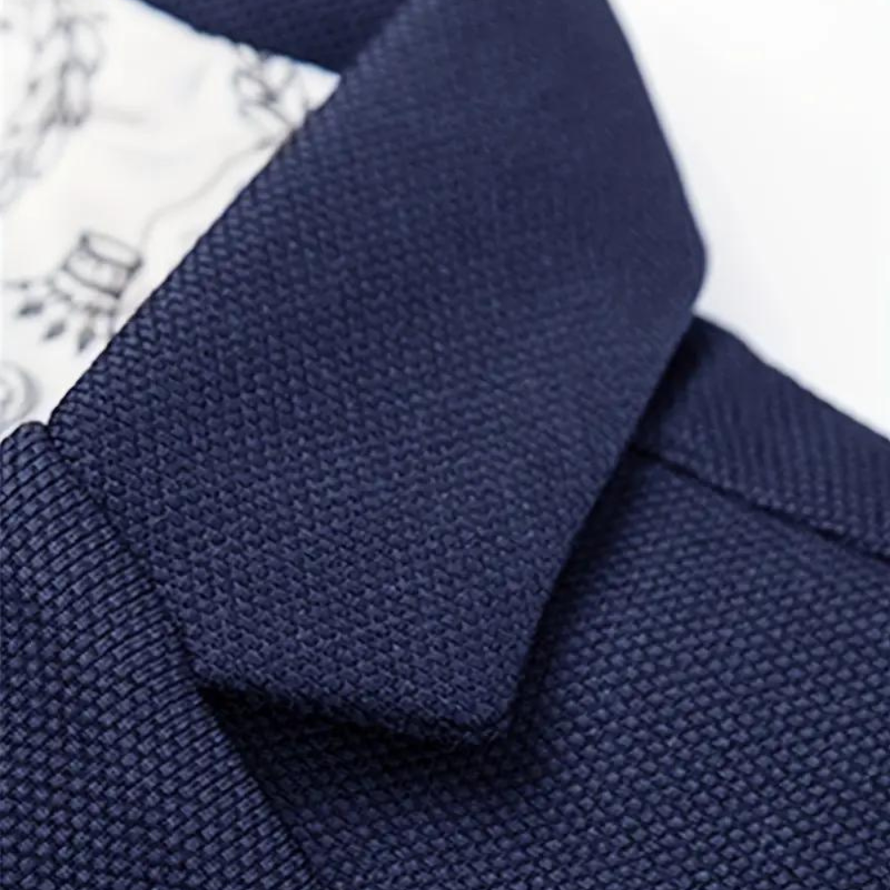 James Męska Marynarka – Slim-Fit Żakiet z Zapięciem na Guzik i Klasycznym Kołnierzem