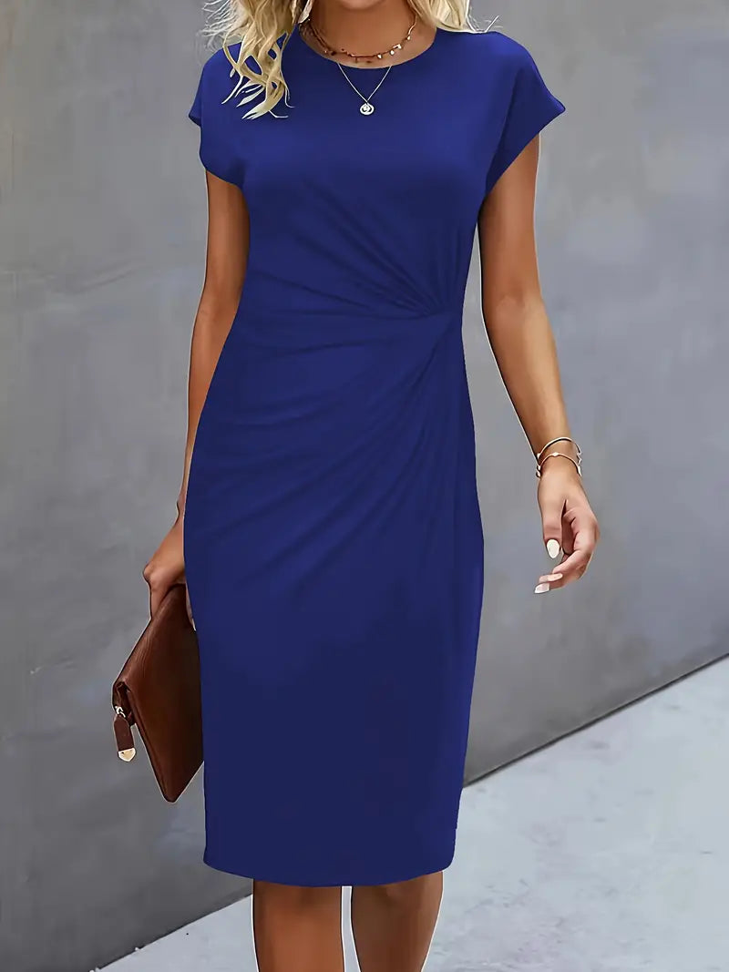 Katrien Sukienka Midi Damska – Elegancka i Ponadczasowa Sukienka z Korzystnym Krojem