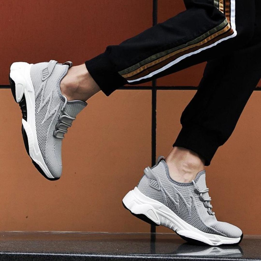 Jaxon Buty Sportowe Męskie – Podwyższające Sneakersy z Oddychającym Designem i Ultralekką Konstrukcją