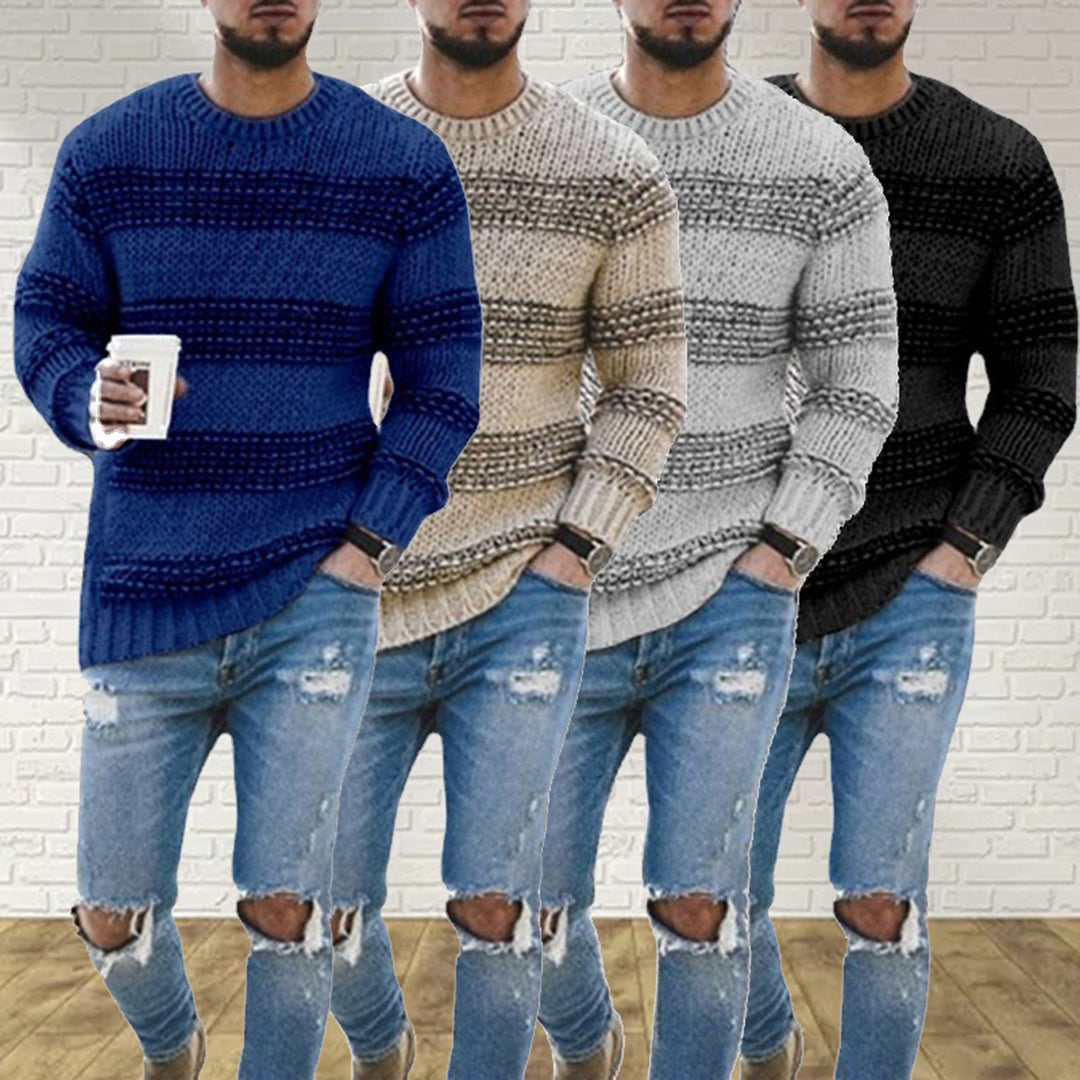 Aero Sweter Męski – Gruby, Ciepły i Wygodny Sweter w Nowoczesnym Eleganckim Stylu