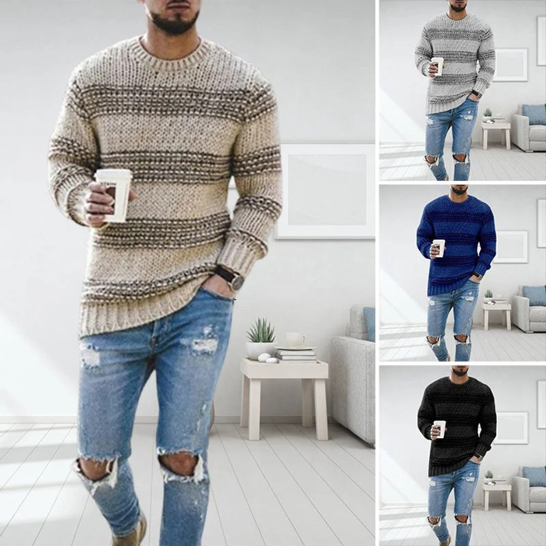 Aero Sweter Męski – Gruby, Ciepły i Wygodny Sweter w Nowoczesnym Eleganckim Stylu