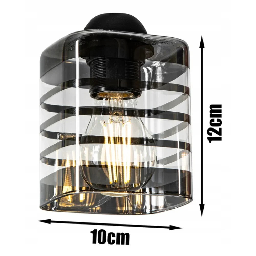 Lampa Sufitowa Industrialna 3-Punktowa „Glasstreep”