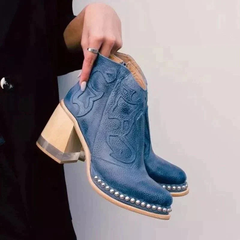 Zaria Botki Damskie – Eleganckie Skórzane Botki o Nowoczesnym Stylu i Trwałym Komforcie