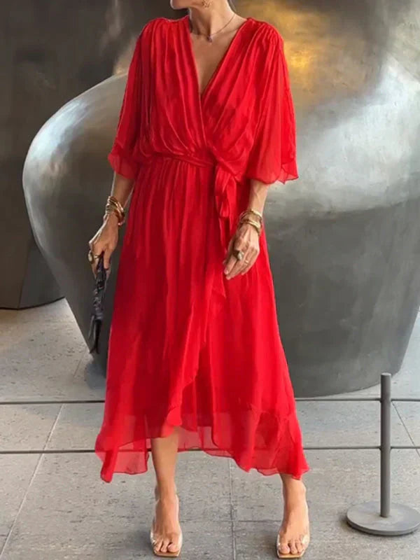 Abigail Sukienka Damska – Elegancka i Uniwersalna Sukienka z Szykownymi Detalami na Co Dzień i do Pracy