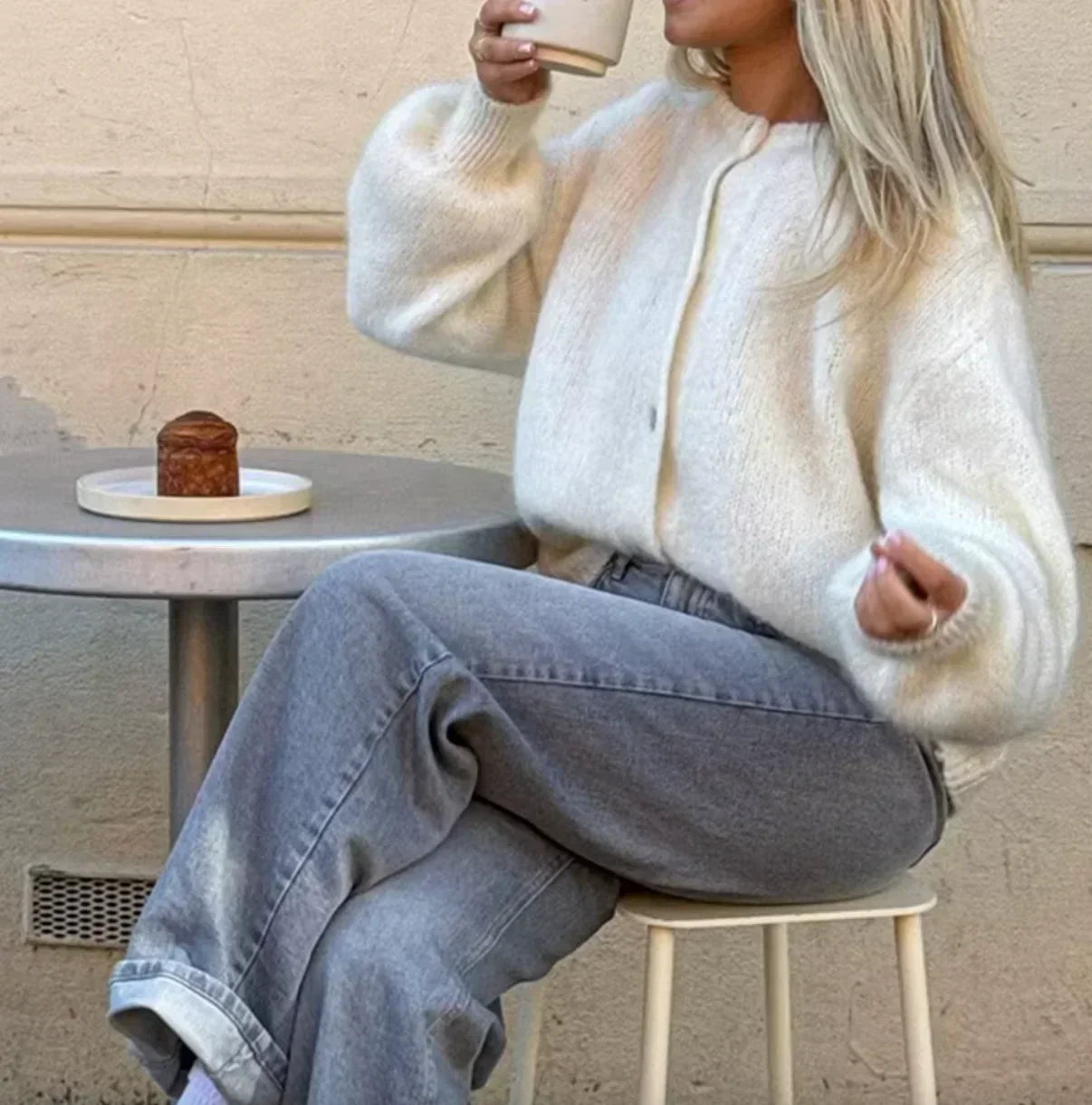 Addilyn Kardigan Damski – Miękki i Elegancki Sweter z Wygodnej Dzianiny na Zimę