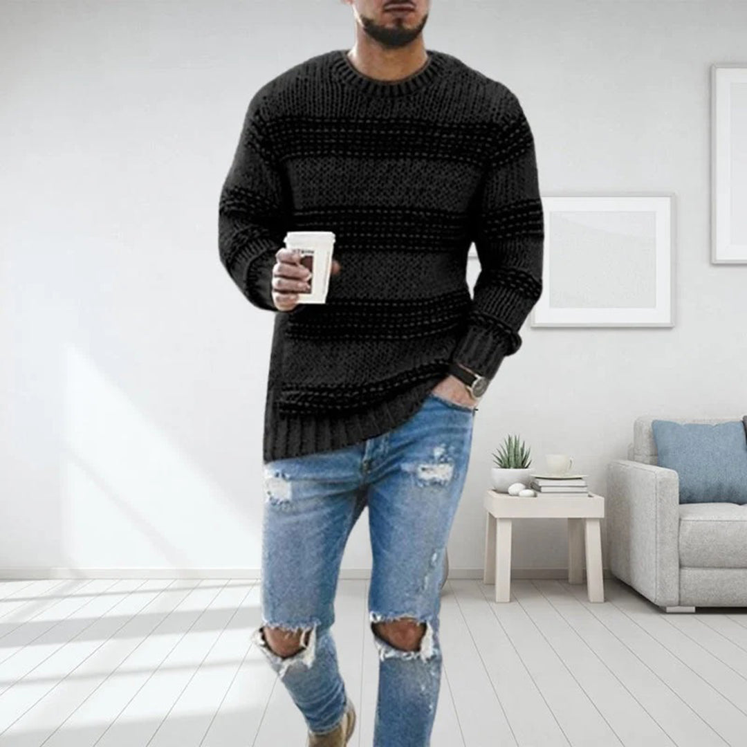 Aero Sweter Męski – Gruby, Ciepły i Wygodny Sweter w Nowoczesnym Eleganckim Stylu