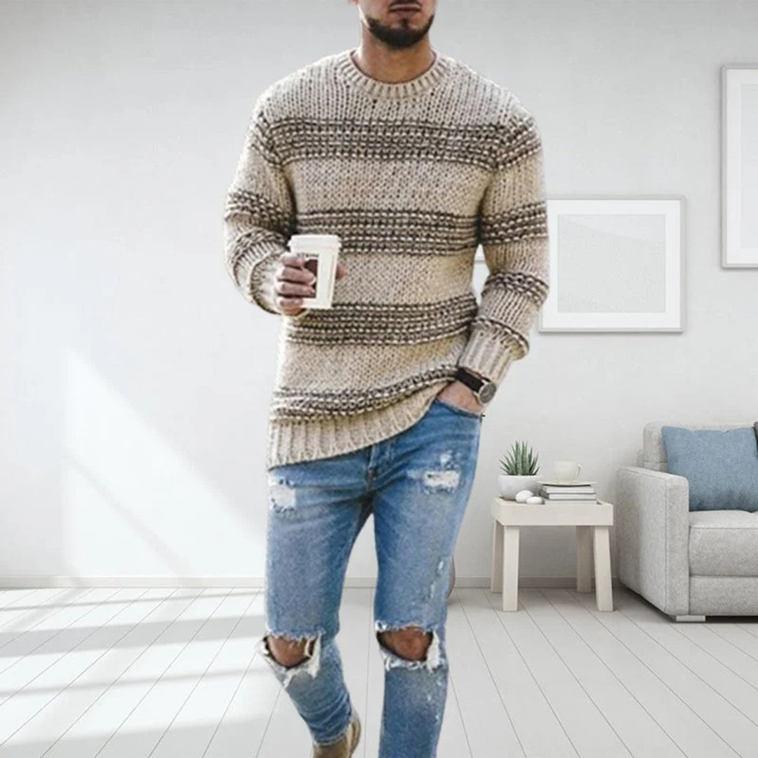 Aero Sweter Męski – Gruby, Ciepły i Wygodny Sweter w Nowoczesnym Eleganckim Stylu