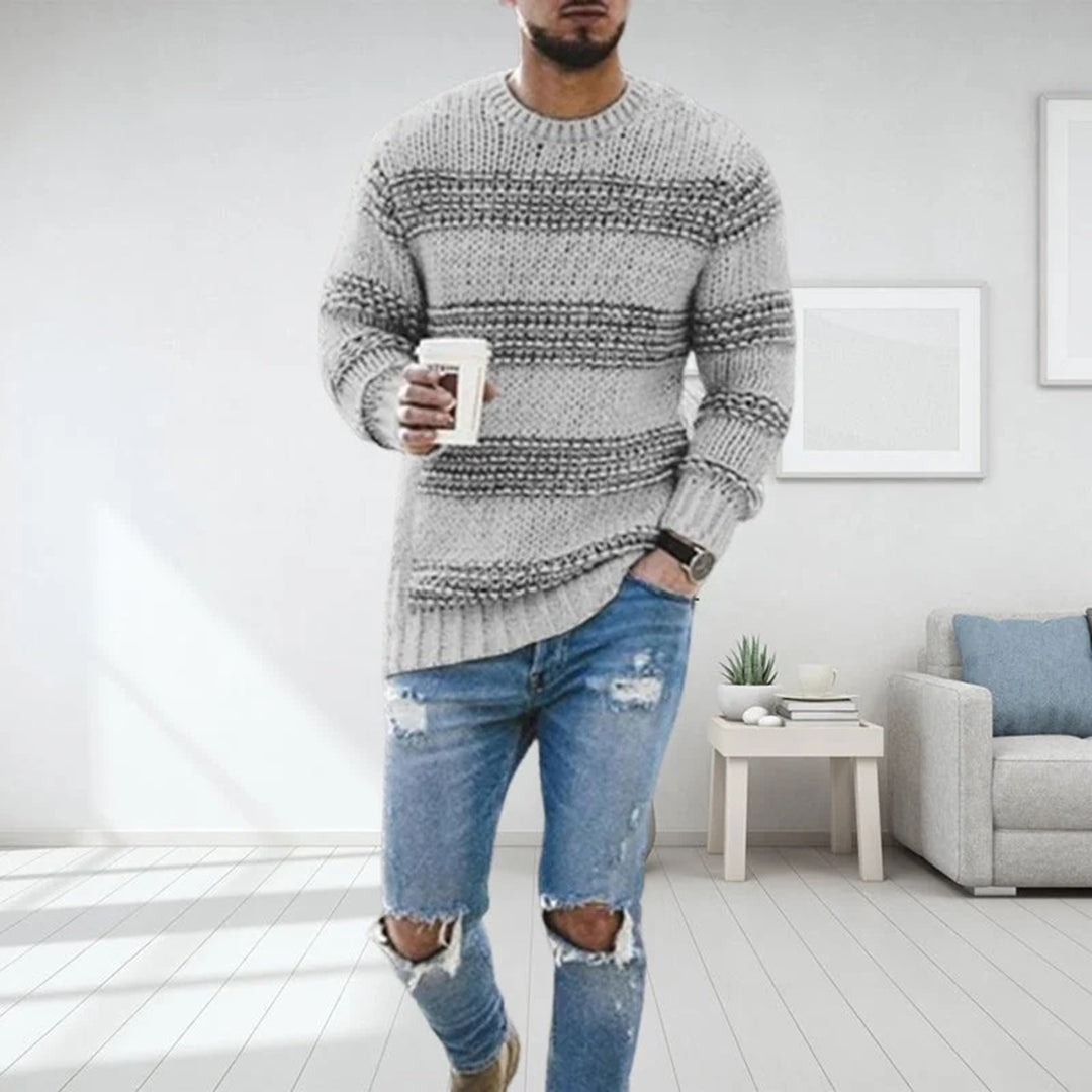 Aero Sweter Męski – Gruby, Ciepły i Wygodny Sweter w Nowoczesnym Eleganckim Stylu