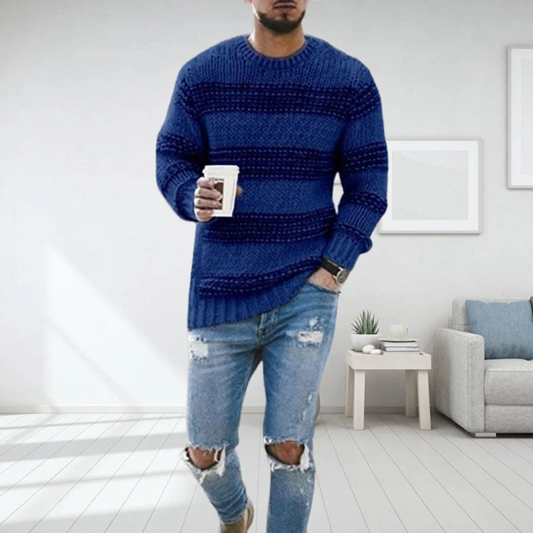 Aero Sweter Męski – Gruby, Ciepły i Wygodny Sweter w Nowoczesnym Eleganckim Stylu