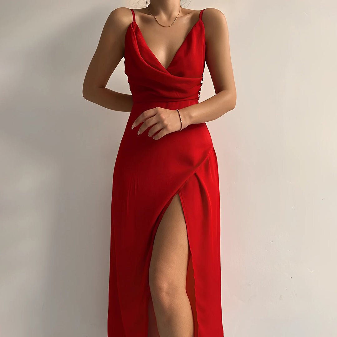 Seraphina Sukienka Długa Damska – Elegancka Sukienka Maxi Premium na Wieczór lub Wesele