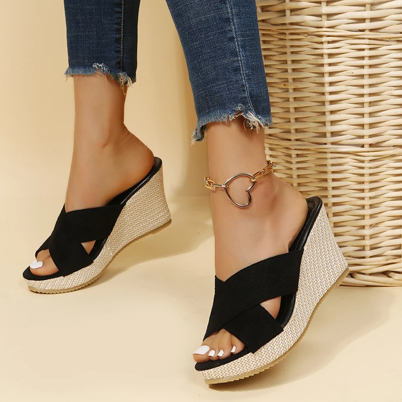Jenna Damskie Sandały – Ortopedyczne Sandały na Koturnie z Ergonomiczną Podeszwą i Stylowym Designem