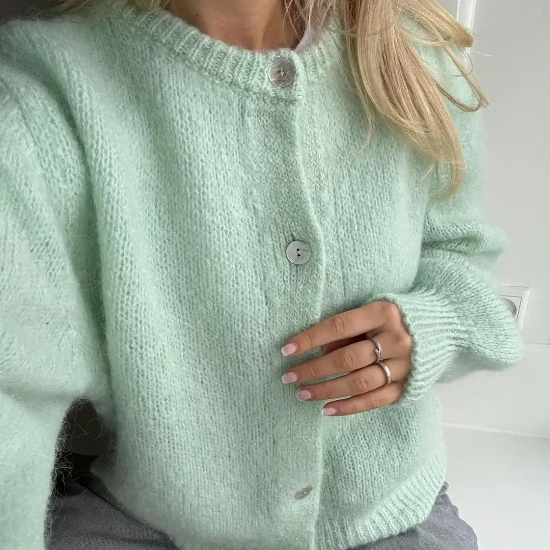 Addilyn Kardigan Damski – Miękki i Elegancki Sweter z Wygodnej Dzianiny na Zimę