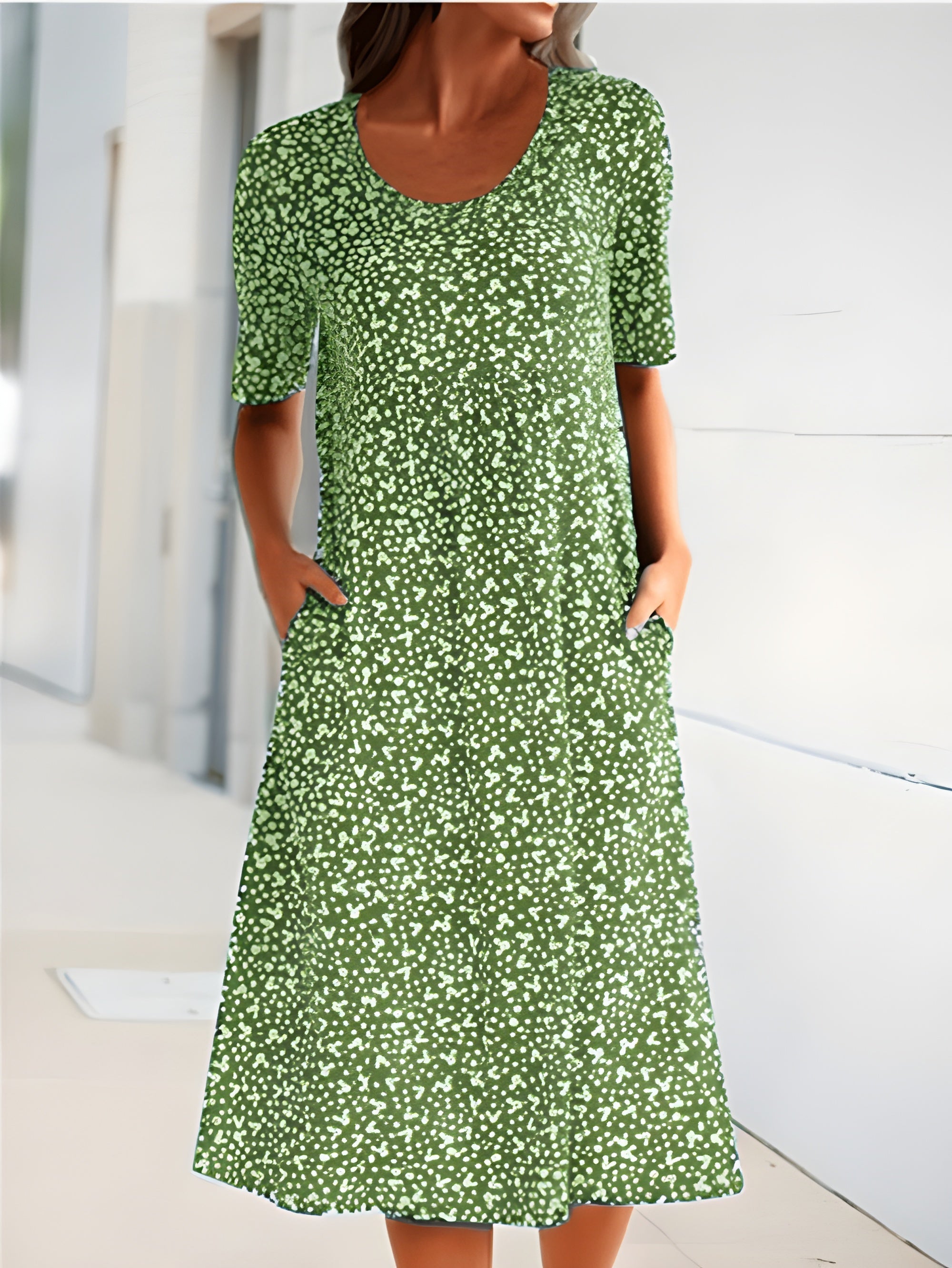 Sophie Letnia Sukienka Damska – Lekki Materiał i Elegancki Design na Ciepły Sezon
